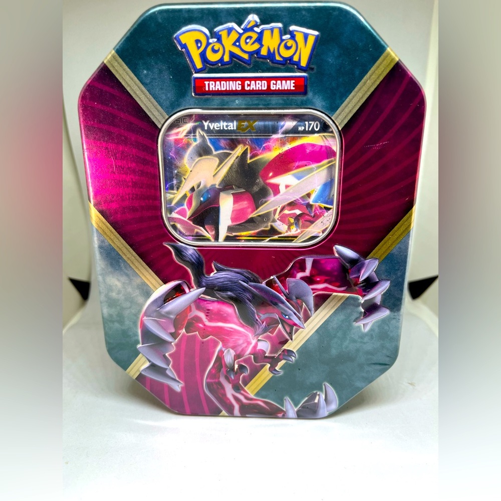 Pokemon 2016 Shiny Kalos Yveltal Ex Collector Tin Set. Brand New Factory Sealed.